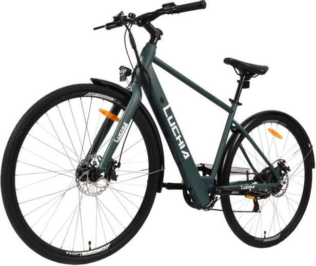 Luchia Atria Elektrische Fiets Ebike 250W Motor 25KM H 6 Versnellingen 36V 10Ah 29inch
