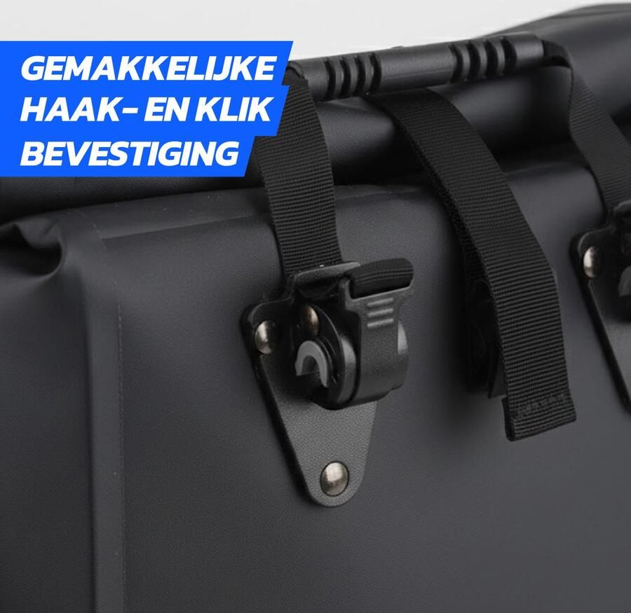 LYNX Enkele Fietstas E-bike Valley (XL) 28 x 15 x 50cm Zwart