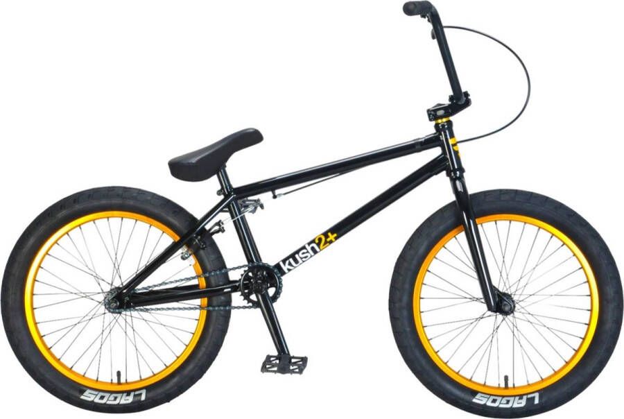 Mafia Kush 2+ 20 Freestyle BMX Fiets (20.4|Zwart Goud)