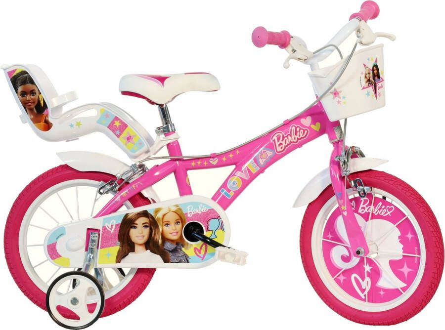 Mattel Barbie 14 Inch 24 cm Meisjes Knijprem Roze Wit