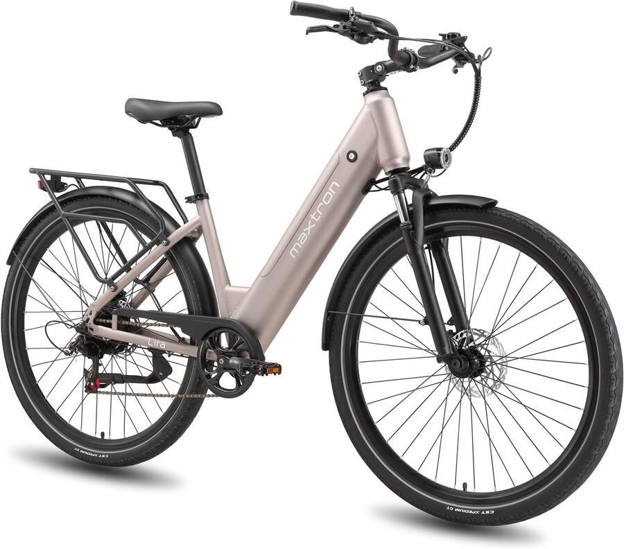 Maxtron Marathon Elektrische Fiets – 810Wh Accu (22.5Ah) – Actieradius tot 160 km – 700C×50C Banden – Shi o 7 Versnellingen – Aluminium Frame – Verende Voorvork met Lock-out – Hydraulische Schijfrem – Stadsfiets – Max. Belastbaar 120 kg – Paars