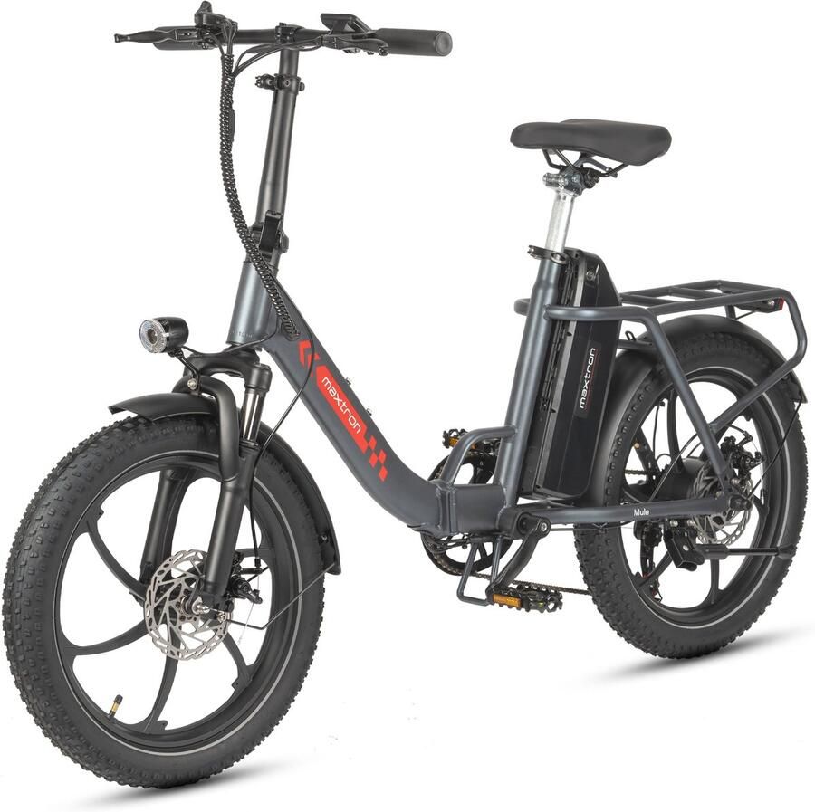 MAXTURN Mule Volwassen elektrische fiets – Accu 48V 20Ah – 7 versnellingen – Banden 20×3 0 inch
