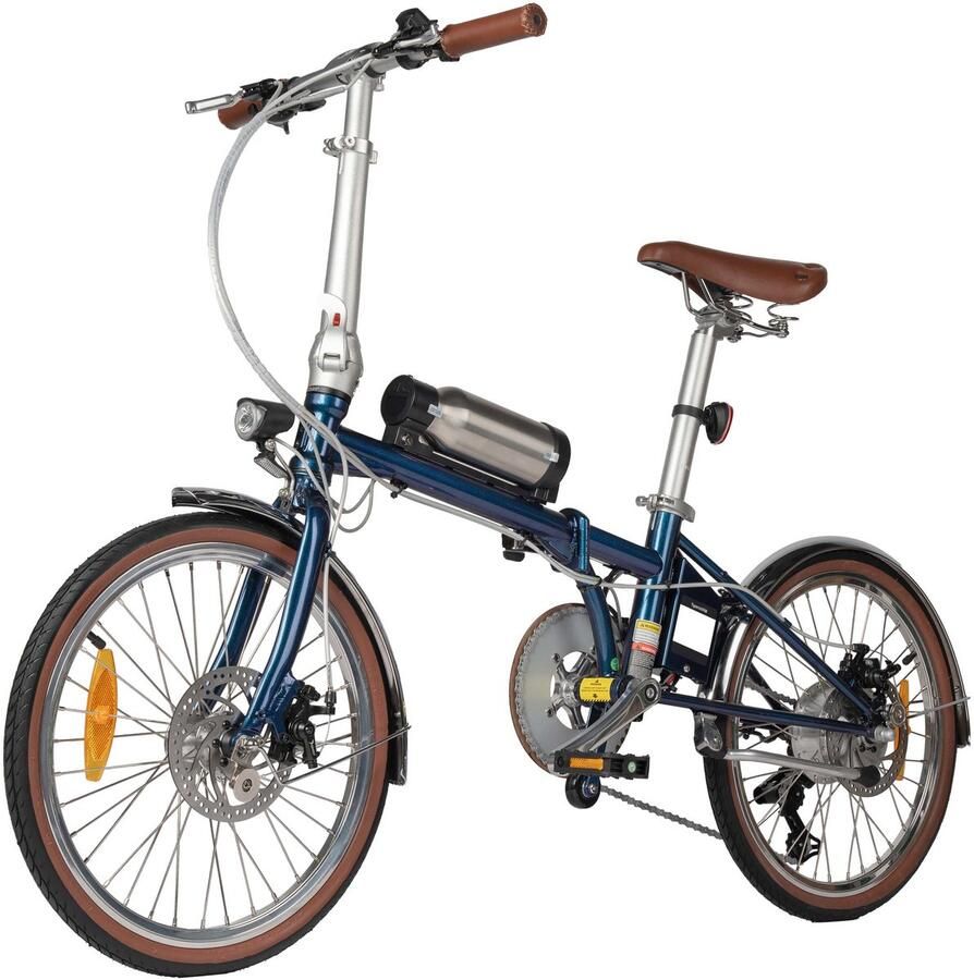 MAXTURN Smart20 Elektrische stadsfiets – Accu 36V 5 2Ah – Banden 20×1 35 inch paars