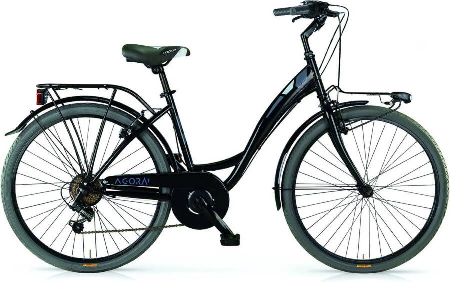 Mbm Agora 28 Inch 46 Cm Dames 6v V brakes Zwart