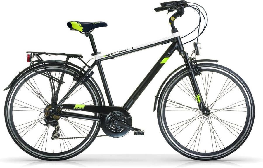 Mbm Split 28 Inch 58 Cm Heren 21v V brakes Zwart groen