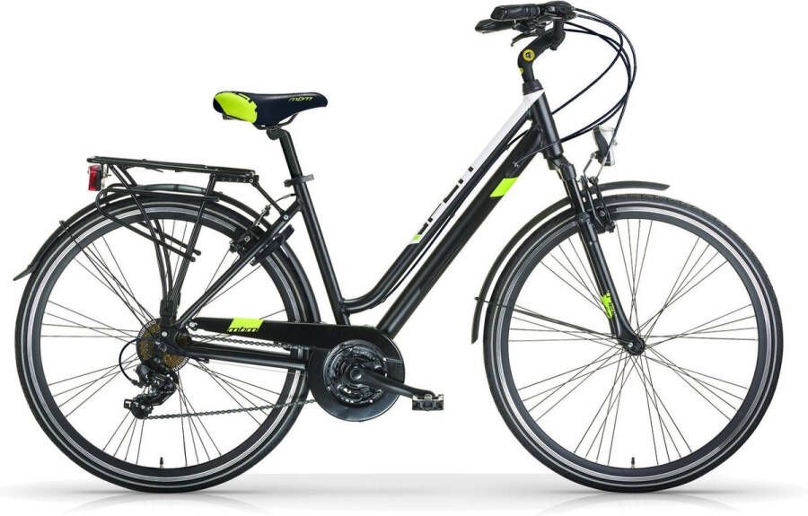 Mbm Split 28 Inch 50 Cm Dames 21v V-brakes Zwart groen