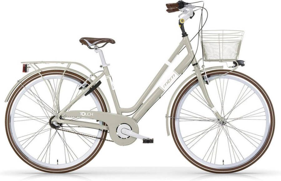 Mbm Touch 28 Inch 50 Cm Dames 3v V brakes Grijs