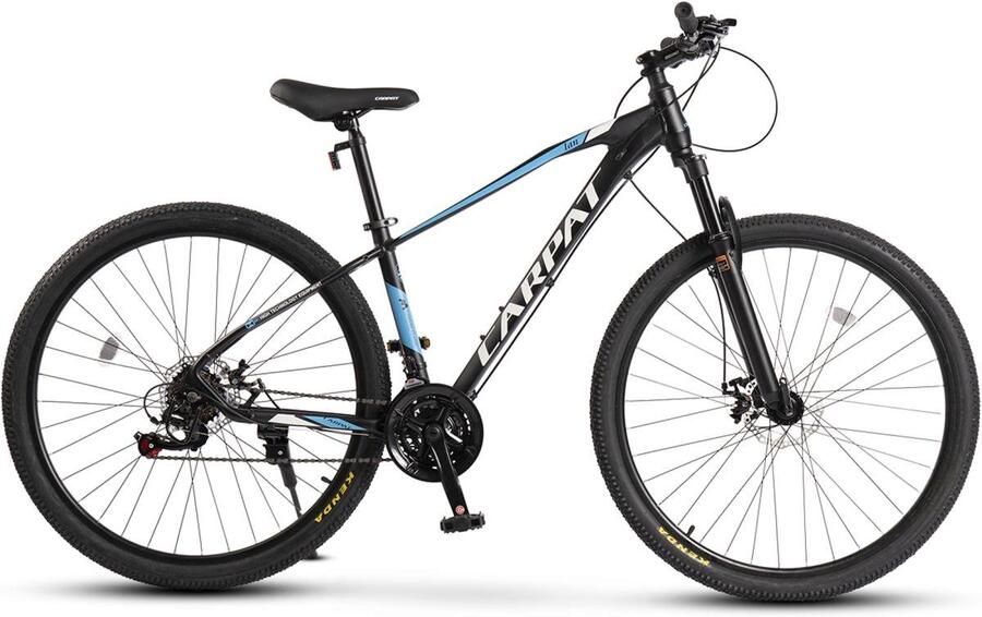 Merax 29 inch Mountainbike – Aluminium 6061 Hardtail – Shi o Tourney 21 versnellingen – 160 mm schijfrem – 80 mm verende voorvork – MTB en 170–195 cm – 85% voorgemonteerd