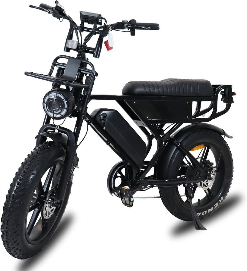 MERKL0S Fatbike X90 PRO Elektrische E-bike – 250W Motor – 48V 15Ah Accu – GPS & Alarm – Bluetooth Rijklaar Geleverd