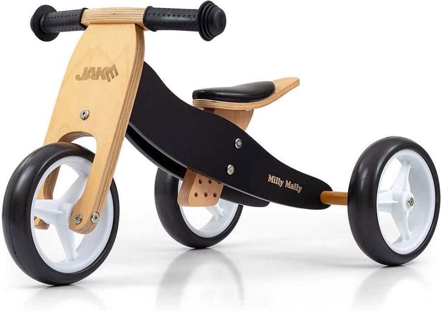 Milly Mally Jake houten kinderfiets 2-in-1 Loopfiets
