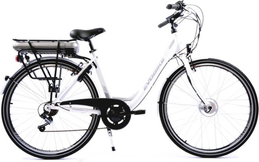 Minerva Estrel FM Elektrische Fiets E-bike 28 Inch 49 cm Damesfiets 7 Versnellingen V-Brakes Wit