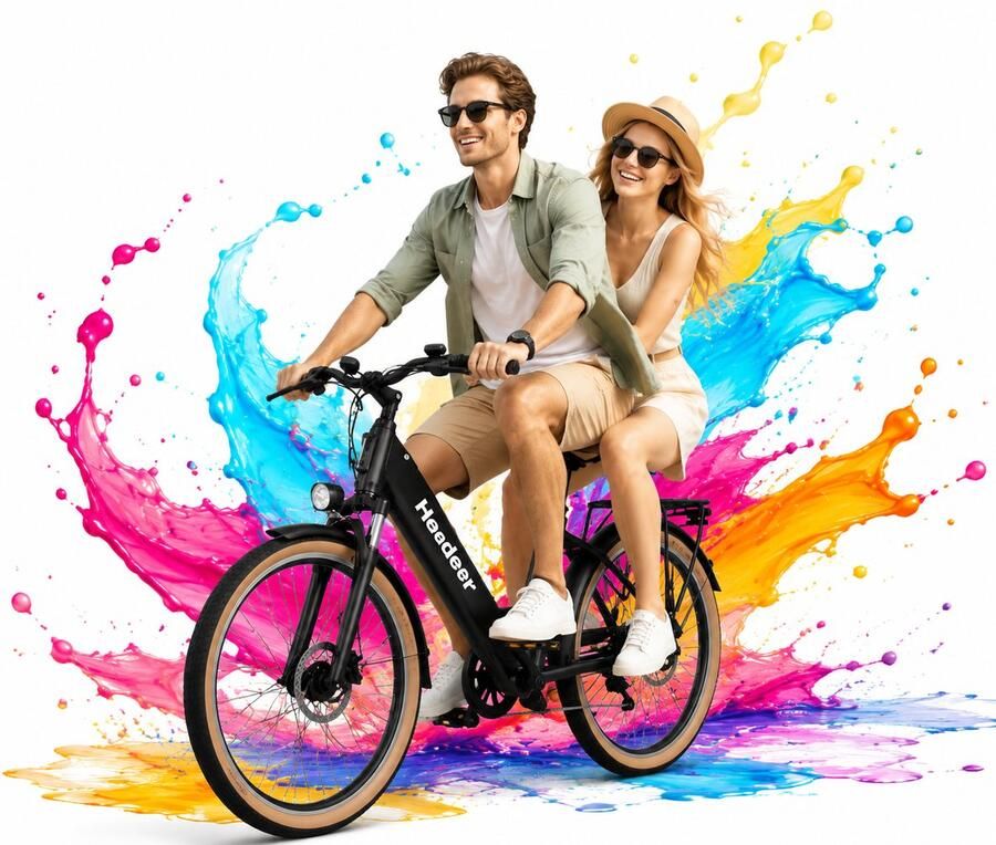 Minicee 26 inch Elektrische fiets 250W 48V11.5Ah 7 versnellingen Volwassene assistentiefiets