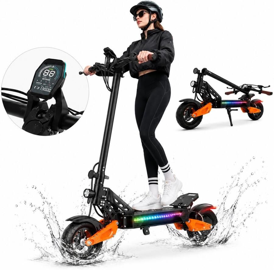Minicee elektrische scooter met zitplaats voor volwassenen 350 750W Peak Motor Max 19 27 49 Miles Ranges Topsnelheid 19 22 mph Opvouwbare E-Scooter voor huisdieren en vracht Enkel rem Dubbele vering
