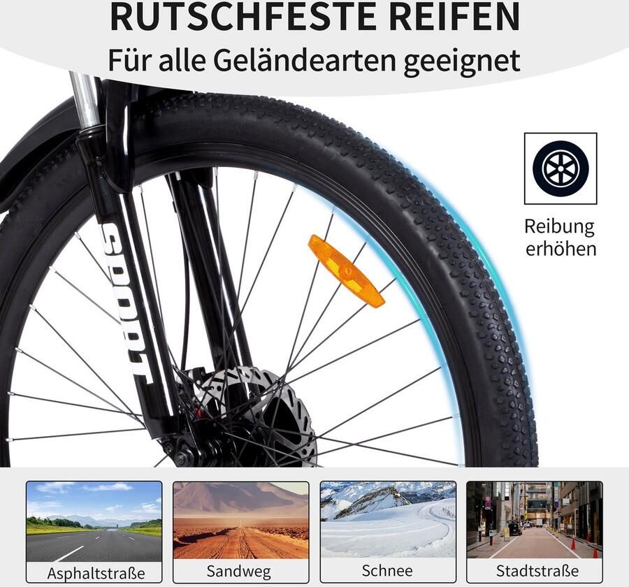 MIVRAY Mountainbike – 26 Inch Hardtail Met 21 Versnellingen – Stalen Frame – Zwart Blauw – Voor Woon Werkverkeer En Licht Terrein