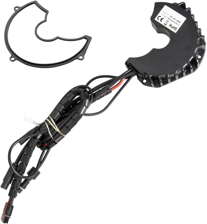 MMP Elektrische Fiets Middenmotor fiets Zwart 16cm x 16cm x 7cm