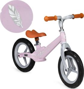 Momi Ulti Magnesium Loopfiets Balance Bike Pink Feathers