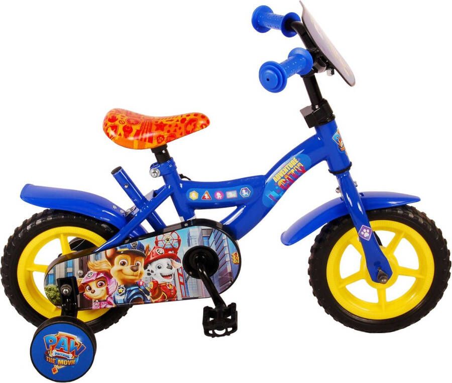 Nickelodeon Paw Patrol the Movie Kinderfiets Jongens 10 inch Blauw Doortrapper