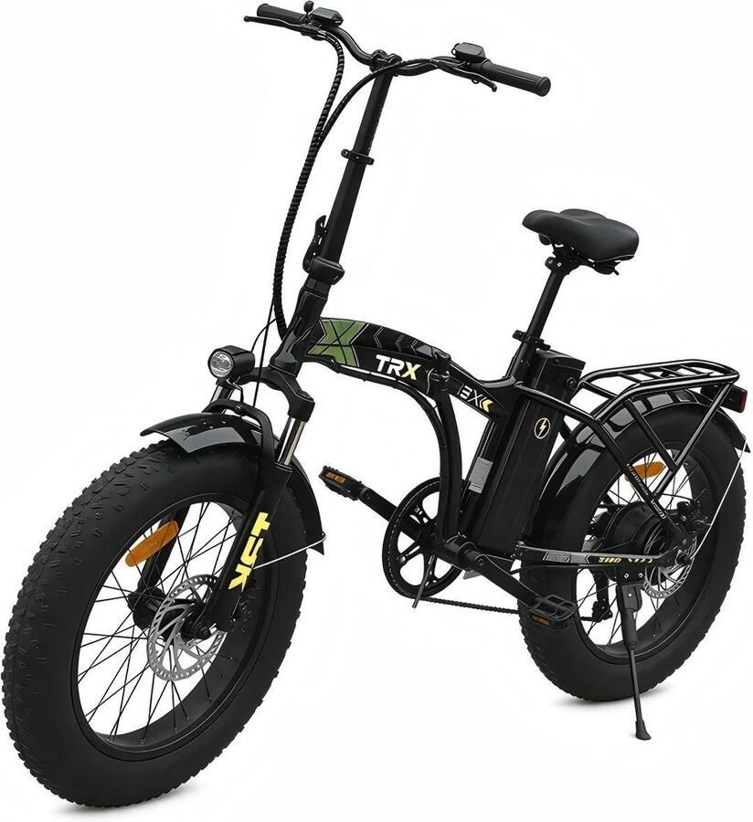 Nie d X5i Elektrische fiets 90km lange levensduur van de batterij-48v13ah-250W motor-20x4 voet brede banden- Grijs geel