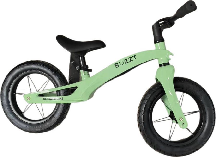 No Kinder Loopfiets Unisex Balansfiets voor Peuters 12 Inch Wielen Verstelbaar Zadel Geschikt voor 2-7 Jaar