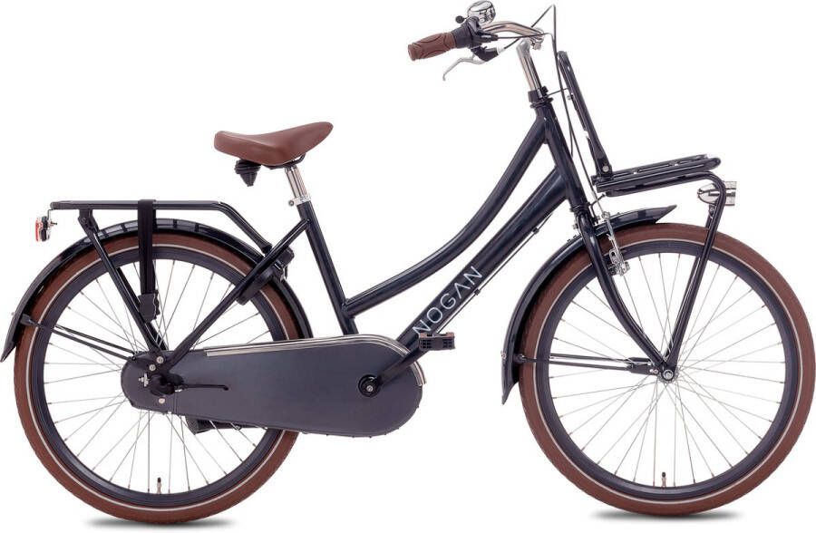 Nogan Cargo N3 Transportfiets Meisjesfiets 24 inch Midnight Blauw