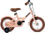 Nogan Dutchy Kinderfiets 12 Inch Met Zijwieltjes Verstelbaar Stuur & Zadel Terugtraprem & V-Brake Mat Roze - Thumbnail 2