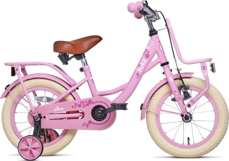 Nogan Kiki Kinderfiets Meisjesfiets 12 inch Roze