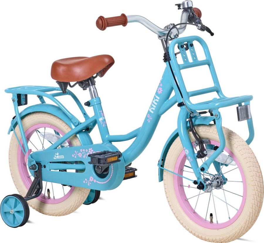 Nogan Puck Kinderfiets Meisjesfiets 12 inch Turquoise