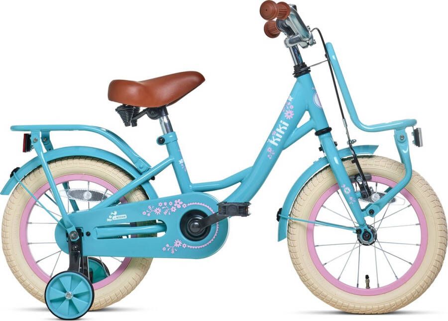 Nogan Puck Kinderfiets Meisjesfiets 14 inch Turquoise