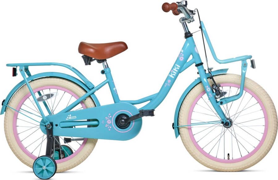 Nogan Puck Kinderfiets Meisjesfiets 18 inch Turquoise