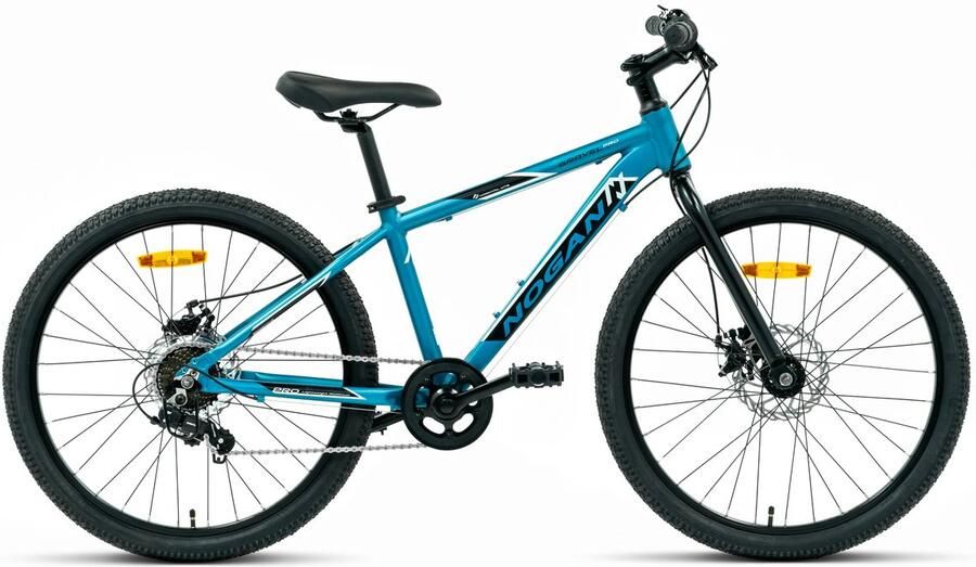 Nogan Gravel PRO Lichtgewicht Kinderfiets 24 inch 7 versnellingen Blauw