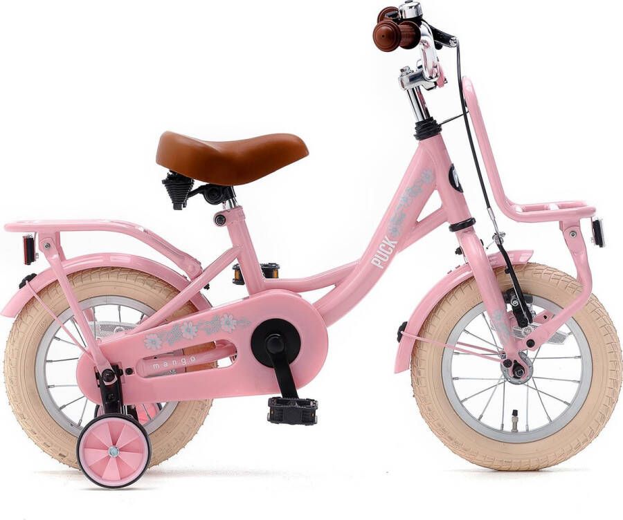 Nogan Kiki Kinderfiets Meisjesfiets 12 inch Roze - Foto 2