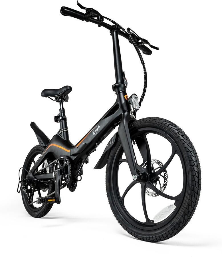 Onebot S9-EAGLE E-bike 20-inch integraal wiel mechanische schijfrem 36V10.2Ah accu Topsnelheid 25 km u Zwart