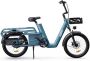OneSport Elektrische Fiets OT01 E-Cargo Bike 1300Wh 27Ah Accu 100 km Bereik Shi o Derailleur- Hydraulische Schijfrem 20x2.6 Inch Banden Aluminium Frame Draagvermogen tot 150 kg Elektrische Transportfiets blauw - Thumbnail 2