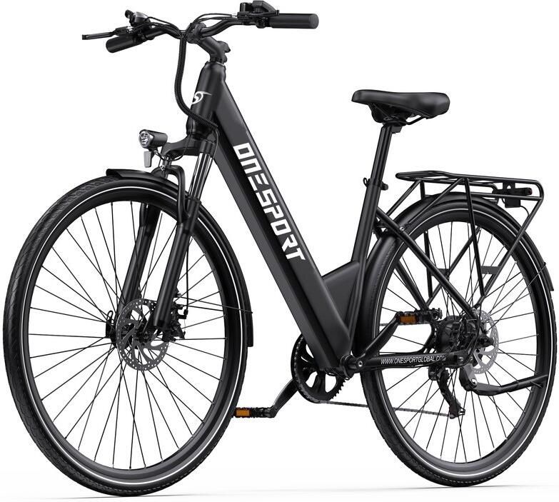 OneSport OT12 E-bike 25 km u 27.5inch 40km actieradius 250W motor 36V 13Ah accu grijs