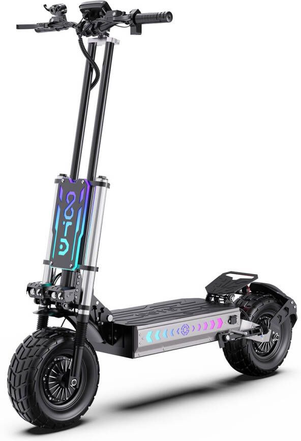 OOTD Elektrische Step T90 voor Off-road 60V 31.2Ah Accu Lange Actieradius 100 km 13 inch offroad banden Hydraulische Schijfrem Opvouwbaar Ontwerp
