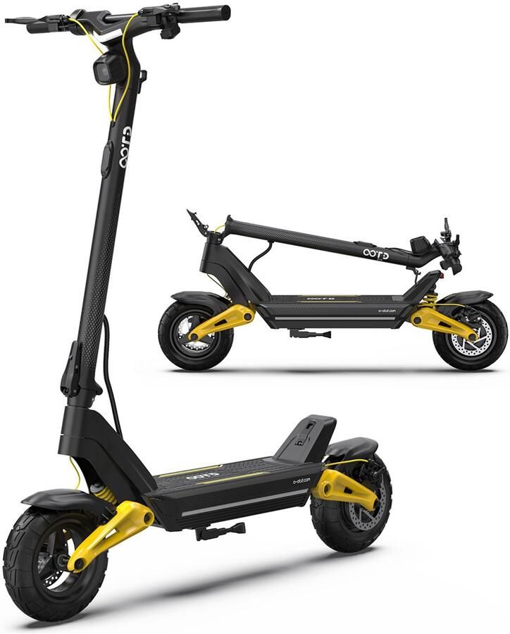 OOTD Elektrische Step S10 voor Offroad 48V 20Ah Accu-70 km Actieradius-10 Inch Banden- met Schijfrem en Spatborden