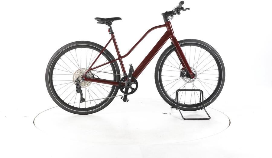 ORBEA Vibe MID H30 Elektrische stadsfiets Accu 248Wh 28 rood Pro Refurbished