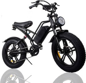 OT Motors V10 Fatbike Elektrische Fiets 120 km Bereik Mountainbike 45 km u 750W Elektrisch E Bike 7 Versnellingen Dikke Banden 2023 Limited Edition