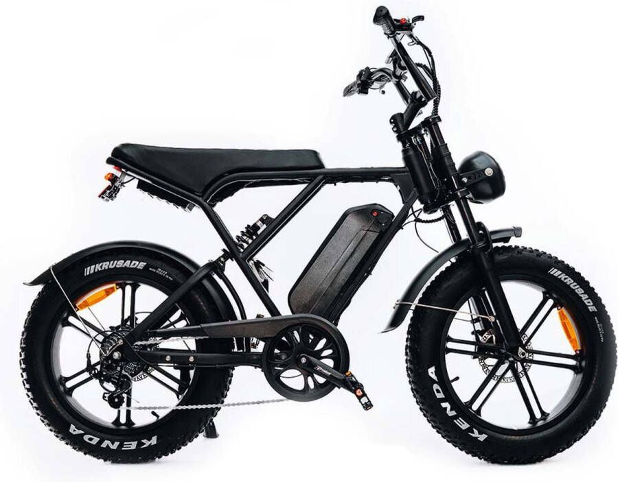 OUXI H9 – Fatbike – Zwart – E-Bike – Elektrisch – Max 25 km u – 250W Motor – Hydraulische Rem – 7 Versnellingen