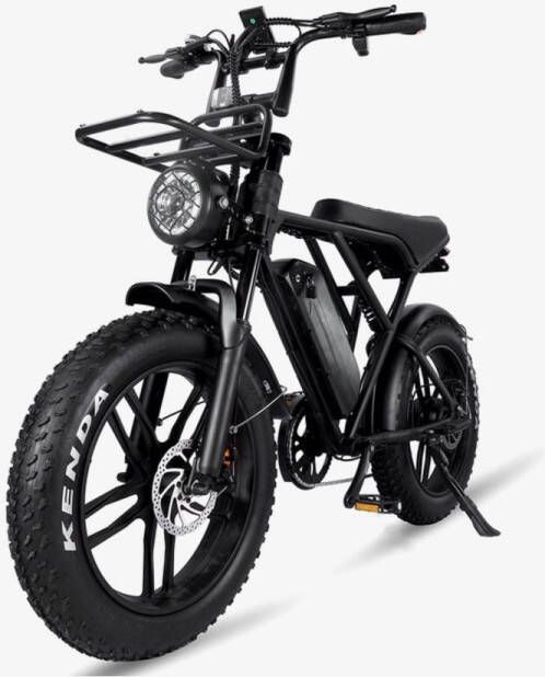 OUXI H9 – Fatbike – Zwart – E-Bike – Elektrisch – Max 25 km u – 250W Motor – Hydraulische Rem – 7 Versnellingen