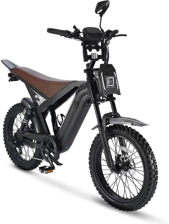 OUXI GT20 Pro Fatbike Zwart Skinnybike - Foto 2