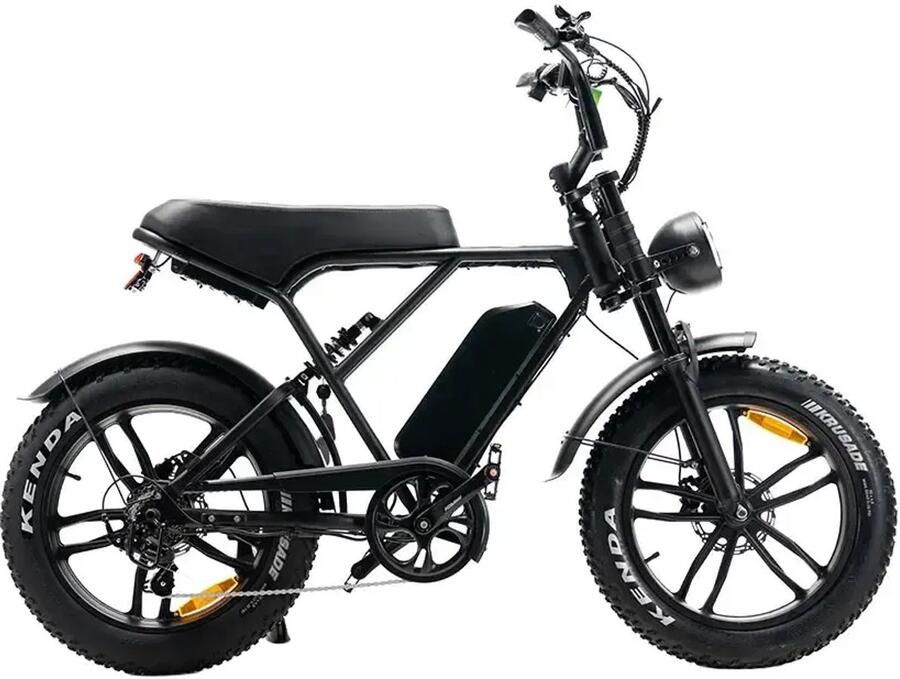OUXI H9 – Fatbike – Zwart – E-Bike – Elektrisch – Max 25 km u – 250W Motor – Hydraulische Rem – 7 Versnellingen