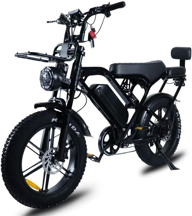 OUXI X80 PRO Elektrische Fiets Fatbike 80 km Bereik 25 km u 250W E Bike Alarmsysteem + GPS Locatie NFC Unlock Special Edition