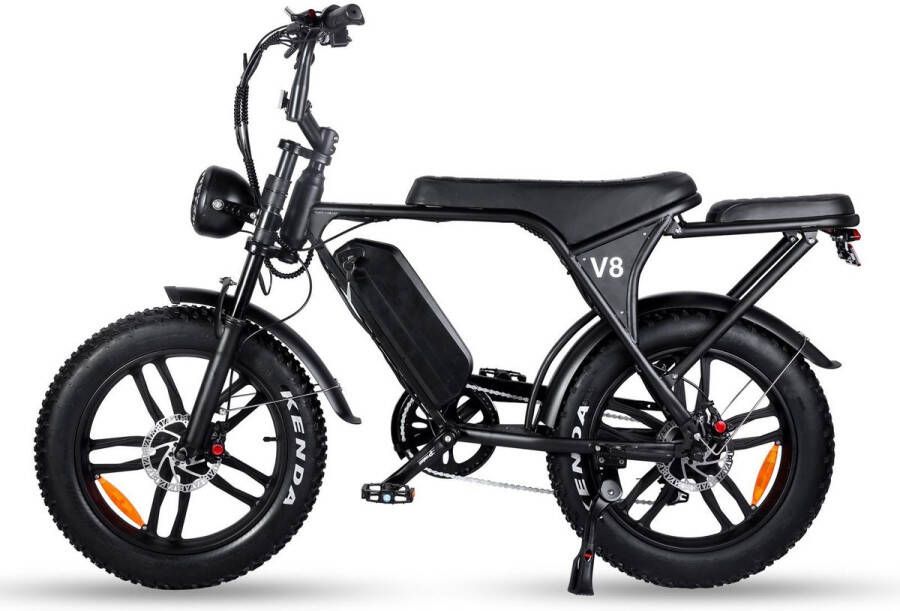 OUXI V8 3.0 Fatbike Zwart Hydraulische Rem