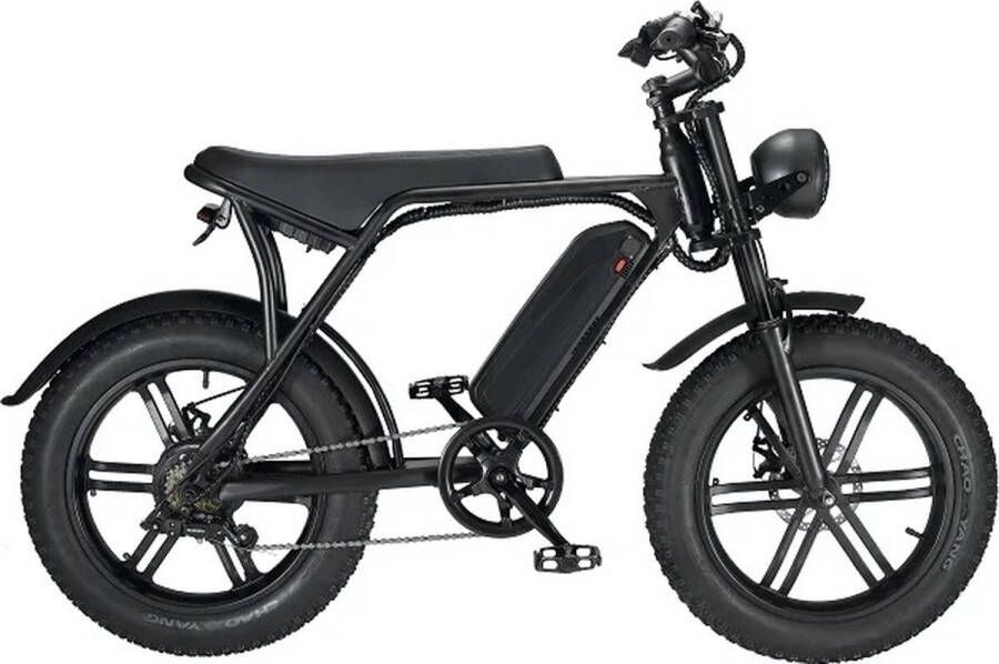 OUXI V8 Fatbike Elektrische Fiets Fatbike Electrisch E Bike 15 Ah Accu 250W Zwart