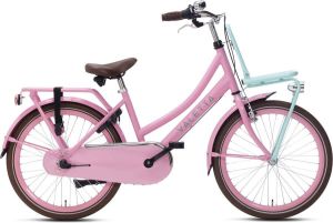 VALETTA Cargo N3 Transportfiets Meisjesfiets 22 inch Mint Roze