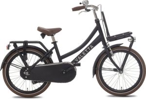 VALETTA Cargo Transportfiets Meisjesfiets 20 inch Mat Zwart