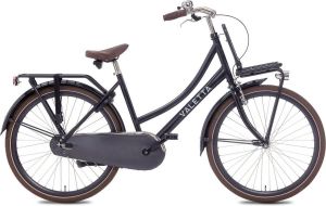 VALETTA Cargo Transportfiets Meisjesfiets 26 inch Midnight Blauw