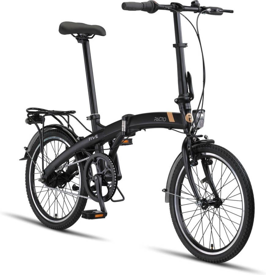 PACTO FIVE N7 FOLDING BIKE BLACK Nexus 7v VOUWFIETS PLOOIFIETS TERUGTRAPREM 20inch FIETS ALUMINIUM