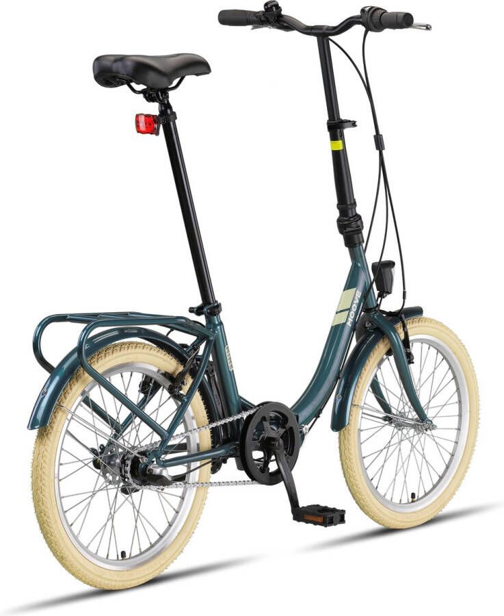 PACTO NINE FOLDING BIKE 3v PATROL GREEN VOUWFIETS PLOOIFIETS LAGE INSTAP FIETS SHIMANO NEXUS